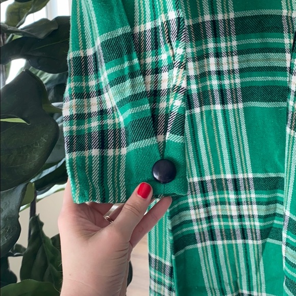 Worn once indoors for pics- green mini dress - Picture 5 of 5